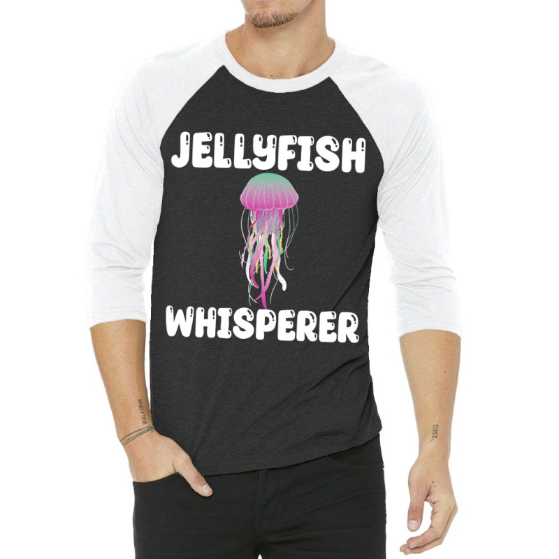 Cool Jellyfish Whisperer Outfit Love Sea Animal 3/4 Sleeve Shirt | Artistshot