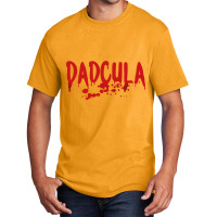 Dadcula   Dracula   Cute Funny Halloween Costume Design Classic T Shir Basic T-shirt | Artistshot