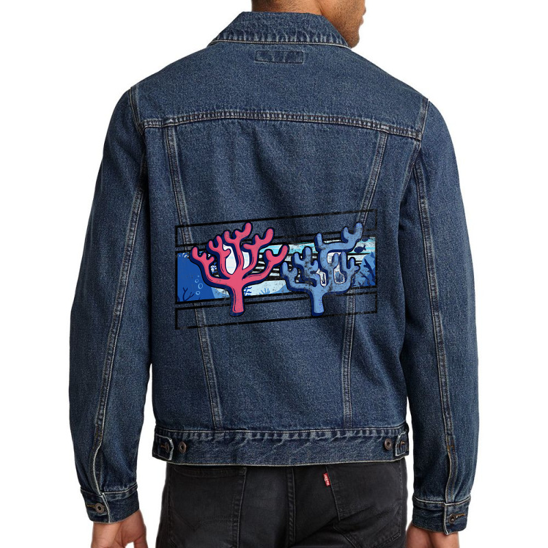 Coral Reefs Ocean Wildlife Nature Environment Men Denim Jacket | Artistshot