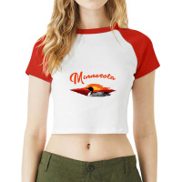 Hot Trend Love Minnesota Loon Sunset On Lake Raglan Crop Top | Artistshot