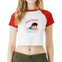 Detective Conan Raglan Crop Top | Artistshot