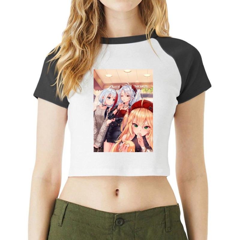 Azur Lane Graf Spee Eugen Poster (1) Raglan Crop Top by jilderfedorau | Artistshot