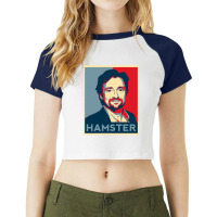 Hamster Richard Hammond Raglan Crop Top | Artistshot