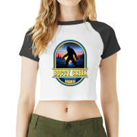 Boggy Creek, Arkansas Travel Badge Raglan Crop Top | Artistshot