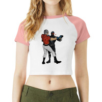 Vigilante Peacemaker 13 Raglan Crop Top | Artistshot