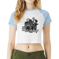 The Ghost And Mr Chicken Music Nostalgia Raglan Crop Top | Artistshot