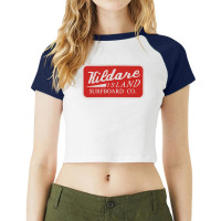 Kildare Island Surf Raglan Crop Top | Artistshot