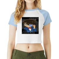 Detective Conan Raglan Crop Top | Artistshot