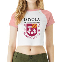 Loyola University Chicago Kids Pullover Funny Raglan Crop Top | Artistshot