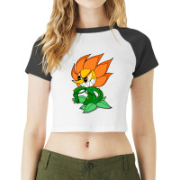 Evil Carnation (cagney Carnation) 1 Raglan Crop Top | Artistshot