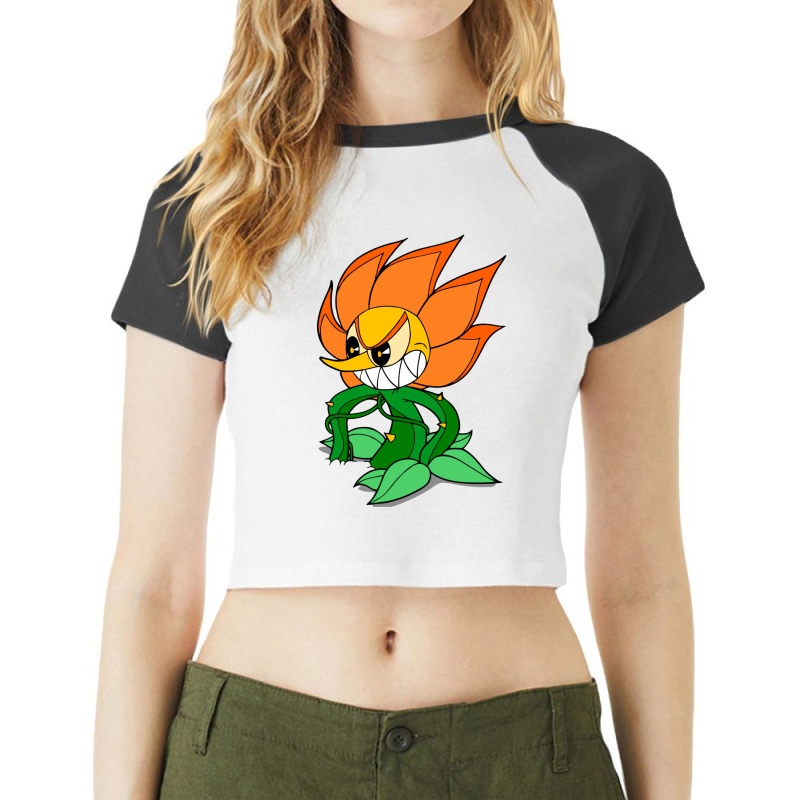 Evil Carnation (cagney Carnation) 1 Raglan Crop Top by HECTORNVAZQUEZ | Artistshot