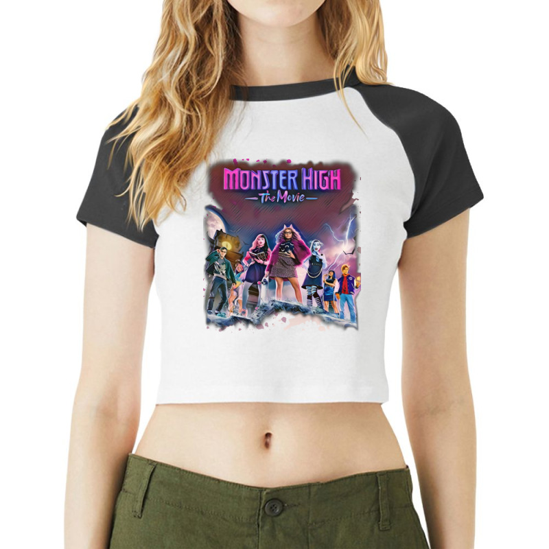 Monster High The Movie Raglan Crop Top by BrentBir | Artistshot