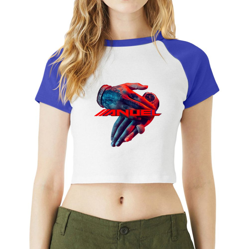 Anuel Aa Raglan Crop Top by Art773Design | Artistshot