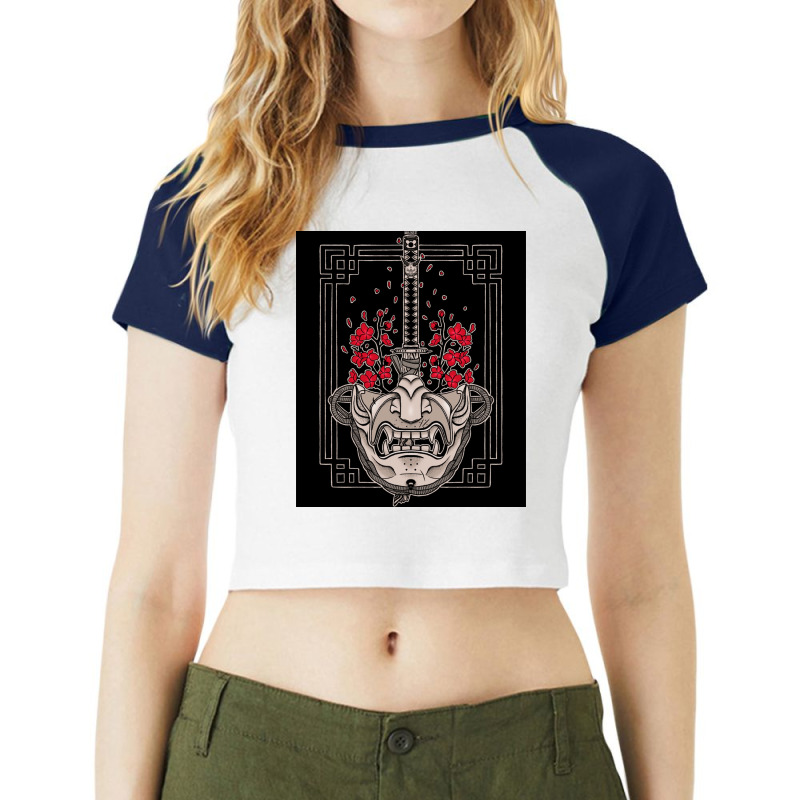 Ghost Classic Poster Boy Raglan Crop Top by cyooaudyi | Artistshot