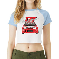 Evo 6 Vi Tme Wrc Ralliart Mitsubish Evolution Enkei Tommi Mäkinen Raglan Crop Top | Artistshot