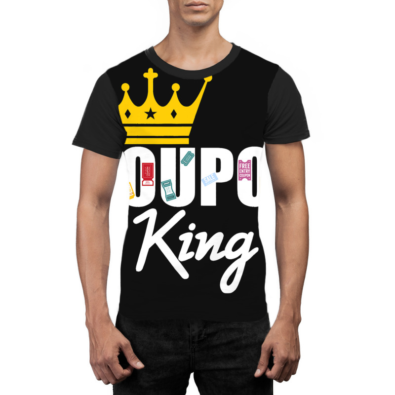 Couponer Couponing Crown Coupon King Graphic T-shirt | Artistshot