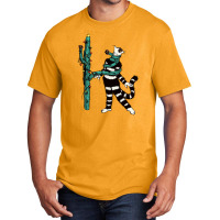 Christmas Cactus Hugs Cute Kitty Basic T-shirt | Artistshot