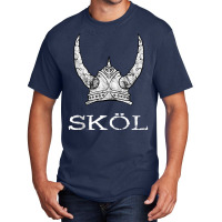 Skol Viking Helmet Nordic Scandinavian Norse Mythology Tank Top Basic T-shirt | Artistshot