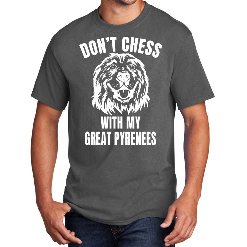 Chess Dog Great Pyrenees Funny Mes T  Shirt1311 Basic T-shirt | Artistshot