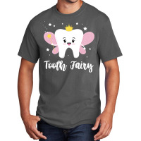 Tooth Fairy T  Shirt Cute Halloween Costume Tooth Fairy Dentist Dental Basic T-shirt | Artistshot