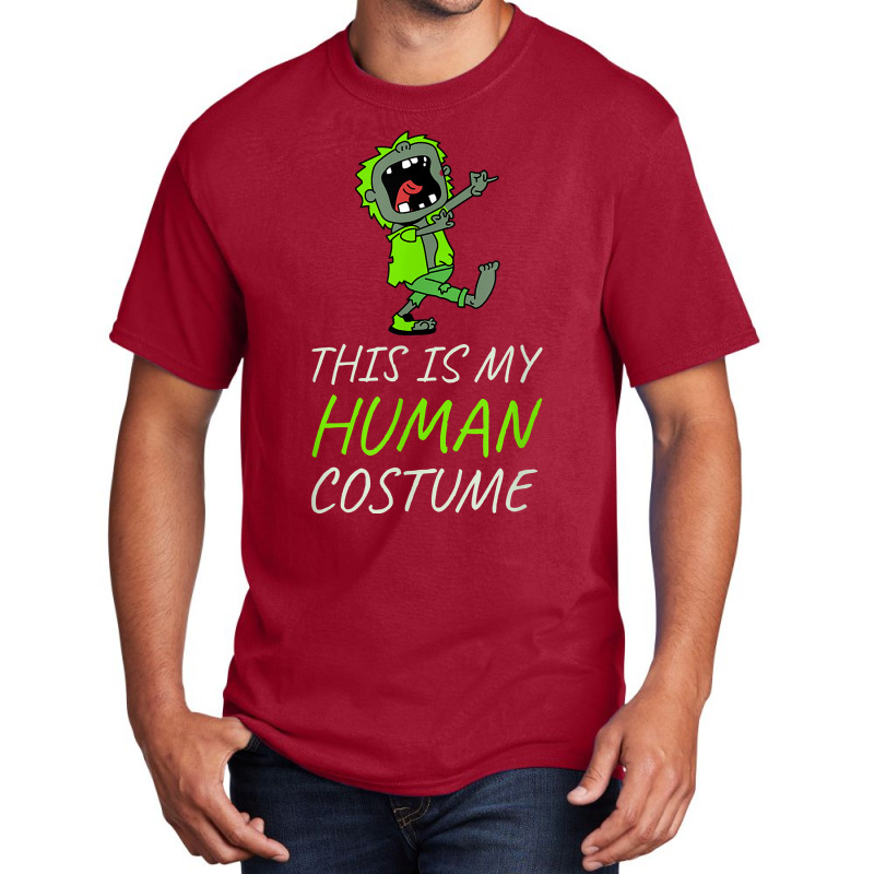 Zombie Halloween Human Costume Design T Shirt Basic T-shirt | Artistshot