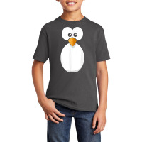 Funny Penguin Face Design Or Easy Costume Black Penguin T Shirt Basic Youth T-shirt | Artistshot