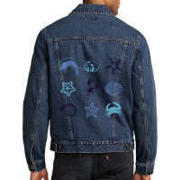 Crustacean Core Aesthetic Crustaceans Crab Lobster Men Denim Jacket | Artistshot