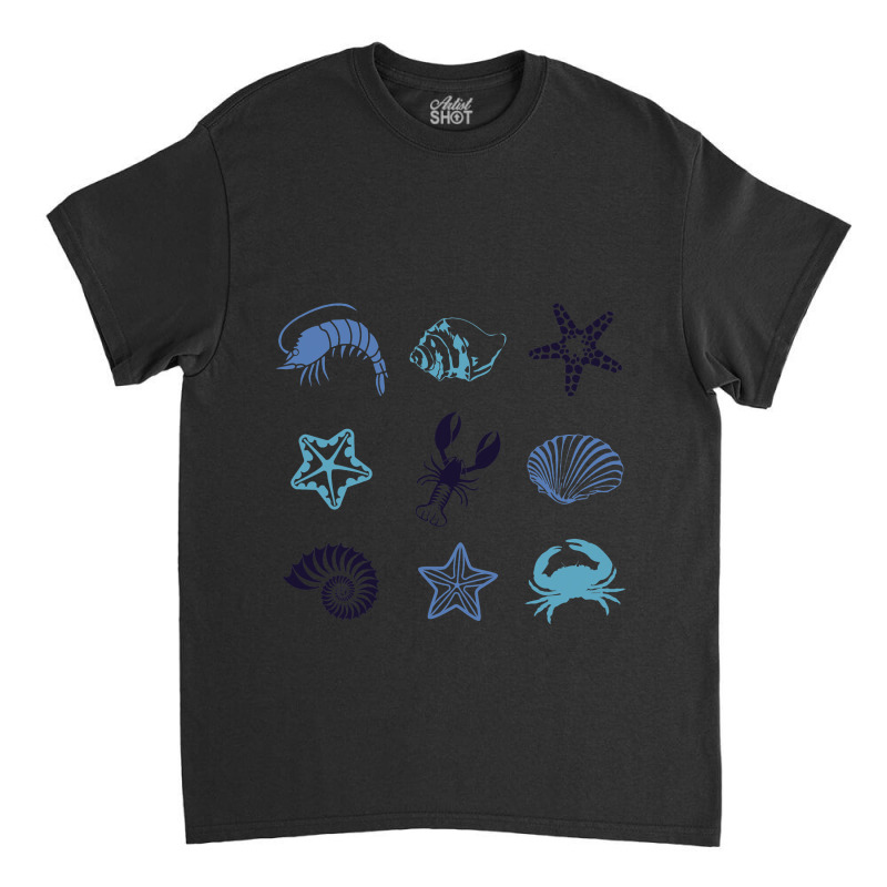 Crustacean Core Aesthetic Crustaceans Crab Lobster Classic T-shirt | Artistshot