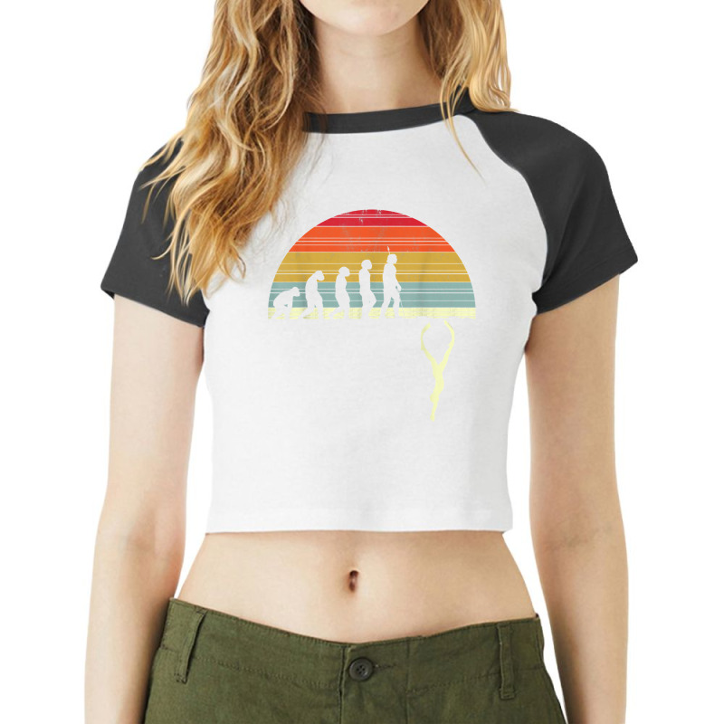 Evolution Of Diving I Underwater Idea T Shirt Raglan Crop Top by veroniquetour3tz | Artistshot