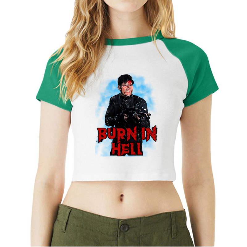 Burn In Hell 1 Raglan Crop Top by SandraMarianela | Artistshot