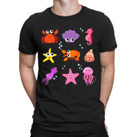 Crustacean Core Aesthetic Crustaceans Crab Lobster T-shirt | Artistshot