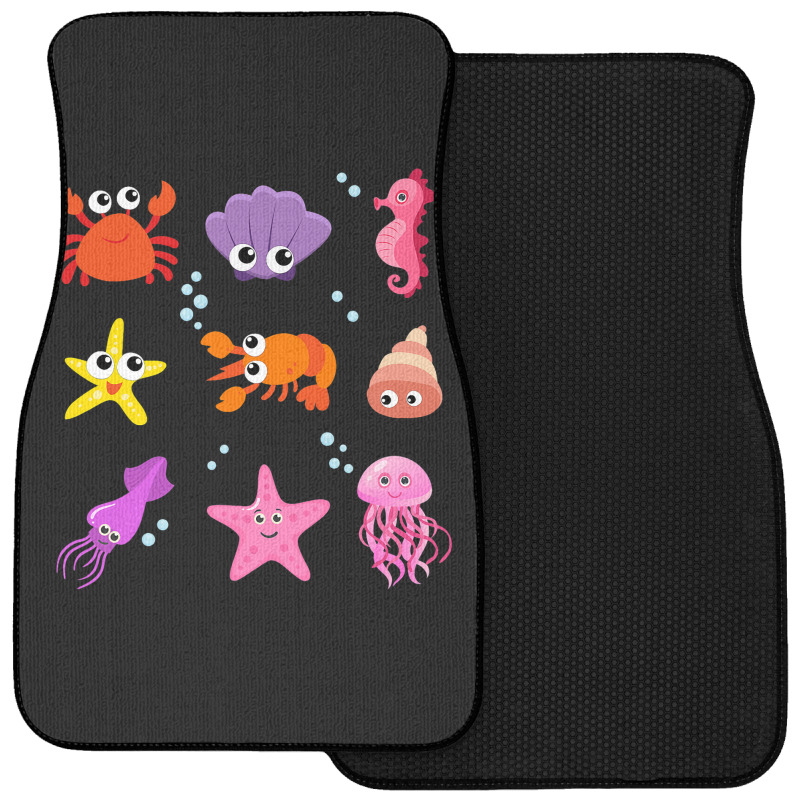 Crustacean Core Aesthetic Crustaceans Crab Lobster Front Car Mat | Artistshot