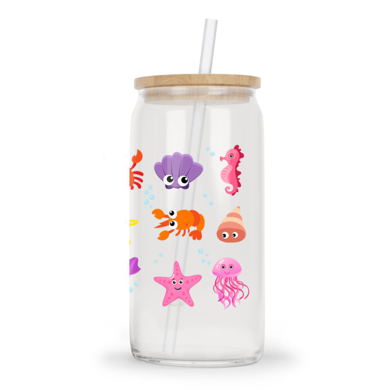 Crustacean Core Aesthetic Crustaceans Crab Lobster Glass Tumbler | Artistshot