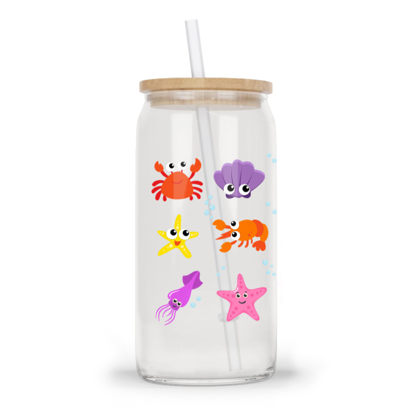 Crustacean Core Aesthetic Crustaceans Crab Lobster Glass Tumbler | Artistshot