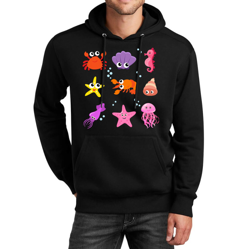 Crustacean Core Aesthetic Crustaceans Crab Lobster Unisex Hoodie | Artistshot