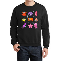 Crustacean Core Aesthetic Crustaceans Crab Lobster Crewneck Sweatshirt | Artistshot