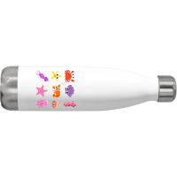 Crustacean Core Aesthetic Crustaceans Crab Lobster Stainless Steel Water Bottle | Artistshot