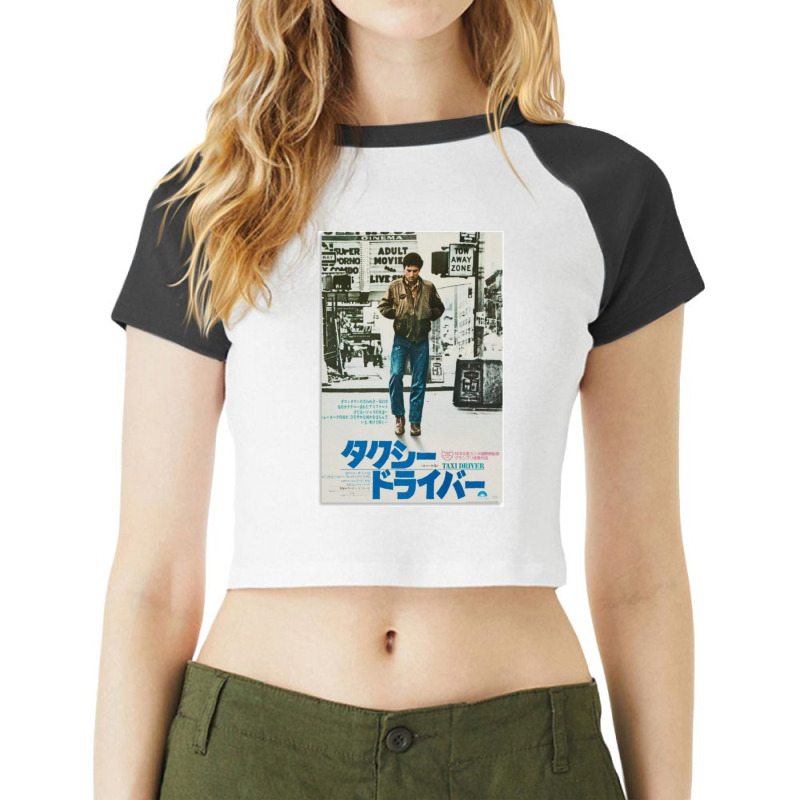 Taxi Driver 1 Raglan Crop Top by faaiddbmdm | Artistshot