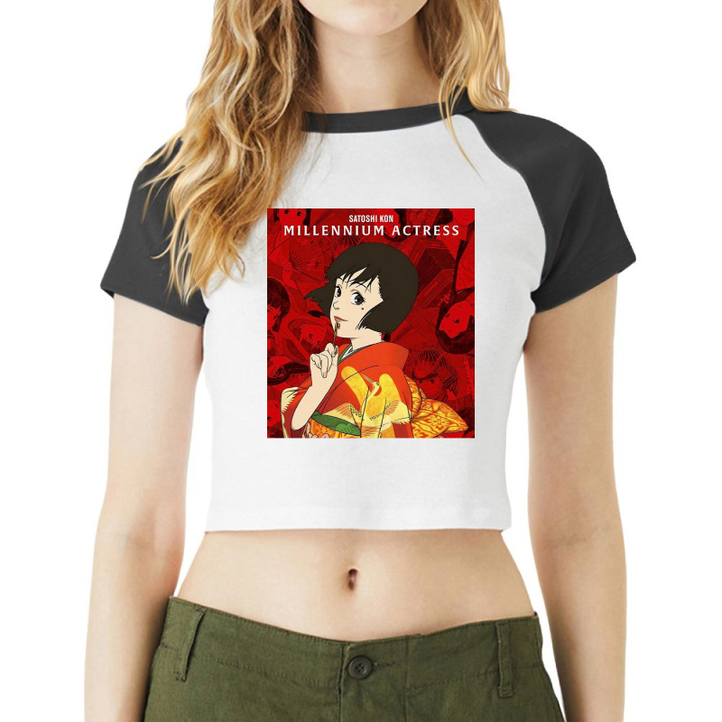 Satoshi Kon Millennium Actress Sleeveless Top Travel Gift Raglan Crop Top by boasaaruqig | Artistshot