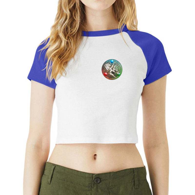 Isla Calavera Ark 1 Raglan Crop Top by GretchenJennie | Artistshot