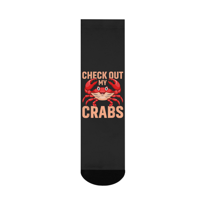 Checkout My Crabs Shellfish Crab Crustacean Crabs  Crew Socks | Artistshot