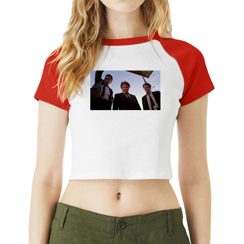 Reservoir Dogs  The Trunk Classic  Cute Vintage Raglan Crop Top by bygghalmix | Artistshot