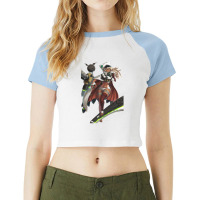 Ramlethal Ramlethal Valentine Strive 1 Raglan Crop Top | Artistshot