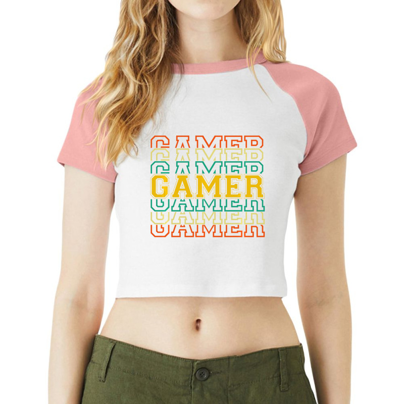 Hot Trend Gamer Video Game Player. Raglan Crop Top by Kristina Ritchey | Artistshot