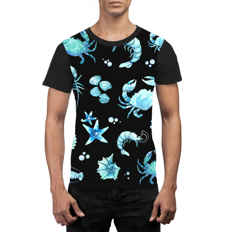 Crustacean Core Aesthetic Crustaceans Crab Lobster Graphic T-shirt | Artistshot