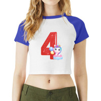 Kopie Von Surfing Paradise Miami 35 Raglan Crop Top | Artistshot