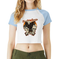 Bowling Green Kentucky Bald Eagle Retro Vintage Aesthetic Raglan Crop Top | Artistshot