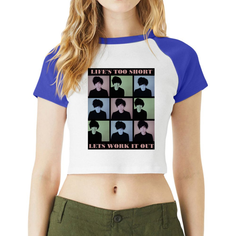 Lets Work It Out   Texas Raglan Crop Top by komakovittozg | Artistshot