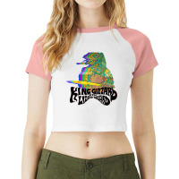 Fast Track Your King Gizzard And The Lizard Wizard Raglan Crop Top | Artistshot