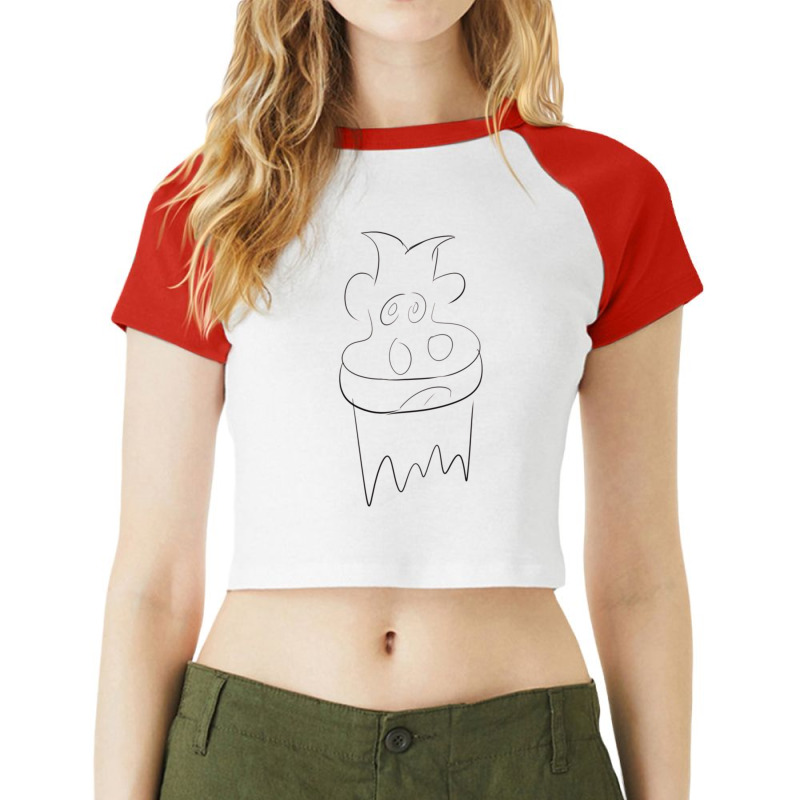 Dragon Raglan Crop Top by RONALDPOYNTER | Artistshot